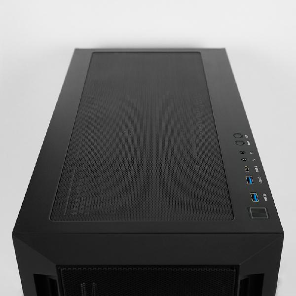 Chieftec Apex Air // Black, E-ATX Gaming case, T Glass w/ Mesh front panel, 3 x PWM Fan