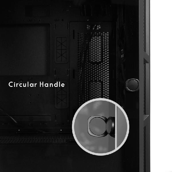 Chieftec Apex Air // Black, E-ATX Gaming case, T Glass w/ Mesh front panel, 3 x PWM Fan