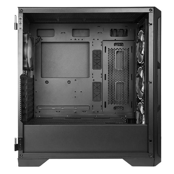 Chieftec Apex // Black, E-ATX Gaming case, T Glass, 4xRGB fan, w/USB Type C