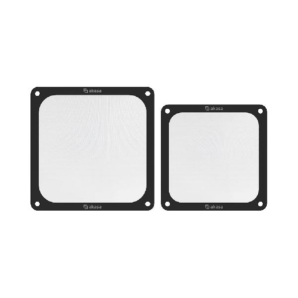 Akasa 140mm Strong Magnetic Nylon mesh PC Fan Filter, 3/pack