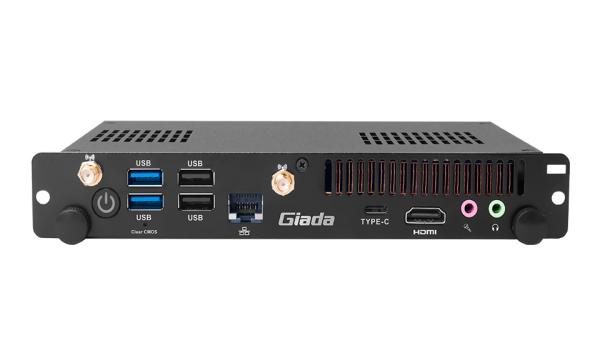 Giada MiniPC barebone PC613 MOQ, Intel OPS, i3-1315U, Intel UHD Graphics, 2x SO-DIMM DDR4-3200, 1x M.2 for SSD, 1x M.2 for Wi-Fi, 1 x HDMI , 2x USB 3.2 gen 2, 2 x USB2.0, 1 x USB-C 3.2 gen2, Intel i291LM Gigabit LAN MOQ 100