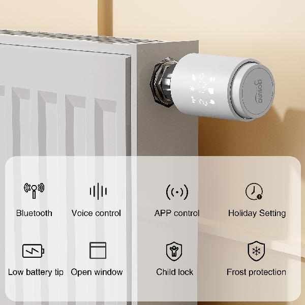 Gosund Smart Thermostatic Radiator valve, Bluetooth