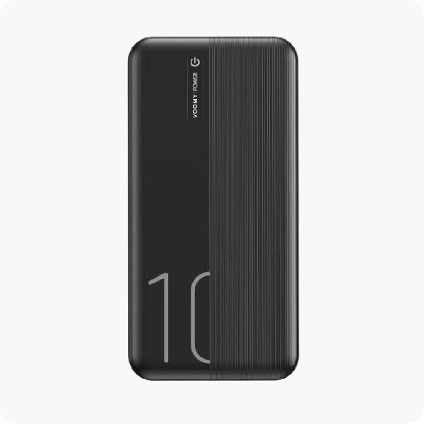 Voomy Charge P1 - Powerbank 10.000 mAh // Zwart