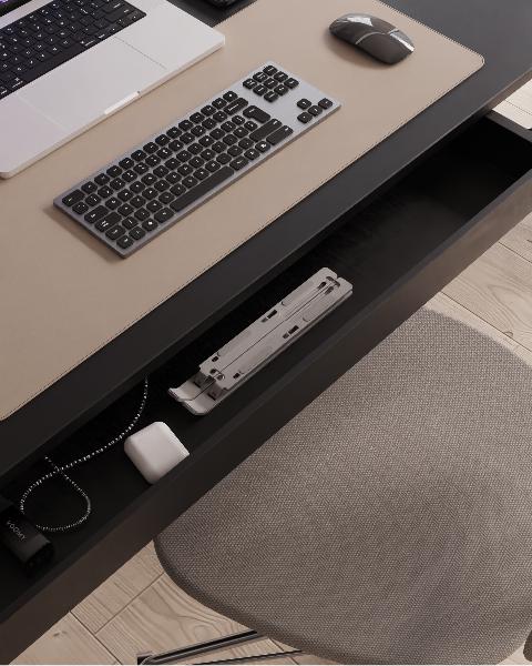 Voomy Office T3 - Laptop Standaard Verstelbaar - Ergonomisch - Aluminium Zilver // Zilver