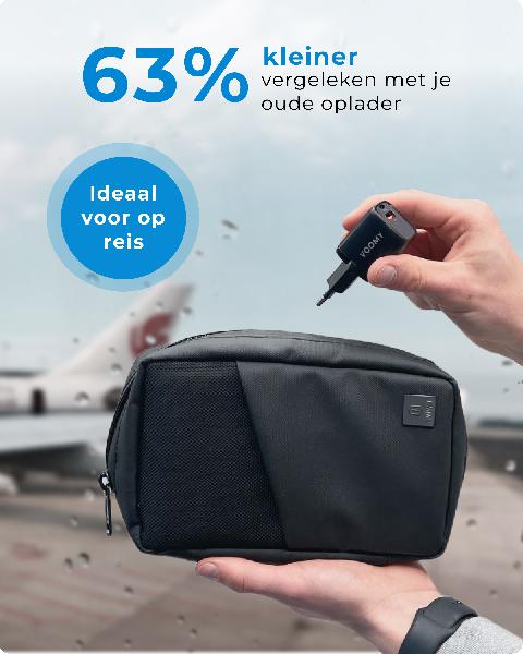 Voomy Charge M33 - Snellader Oplader 33W // Zwart