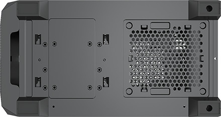 Xilence Xilent Blade II Black, ATX tempered glass window, mesh front case, 3 x 120 mm ARGB fan included