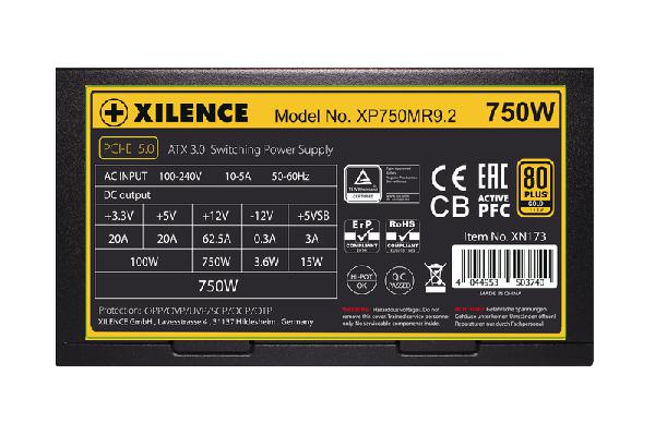 XILENCE Performance X+ 750W, modular, ATX 3.0, XP750MR9.2